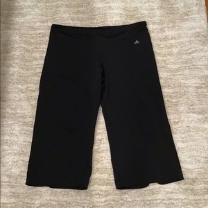 Adidas Wide Leg Crop Pants Size XL